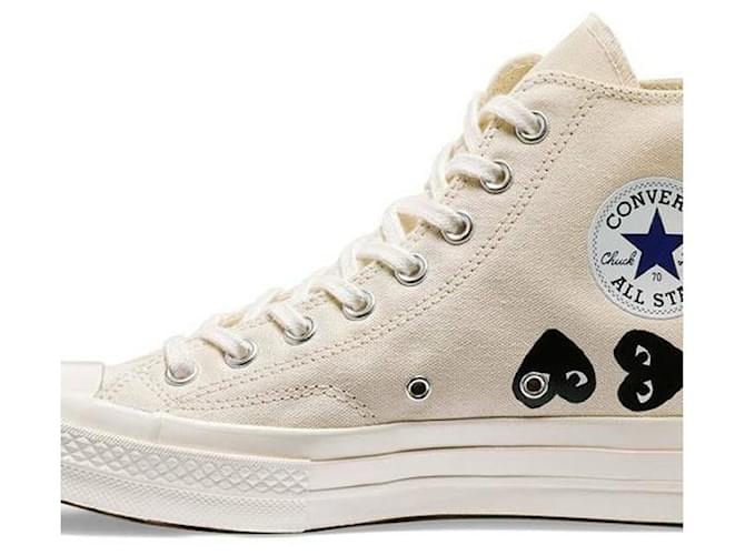 Comme Des Garcons Converse High Bianco - vista 5