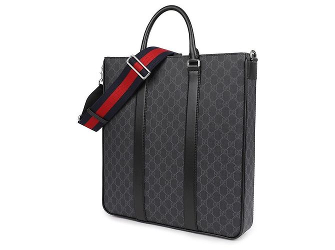 Gucci Grande borsa tote Nero - vista 4
