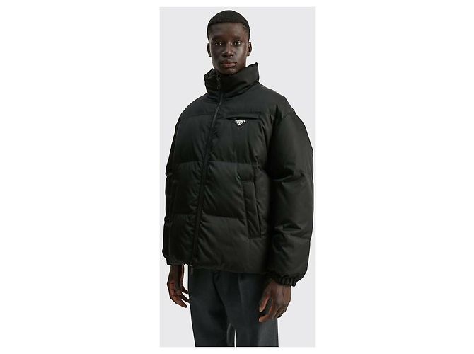 Prada Wendbare Daunenjacke Schwarz - Ansicht 6
