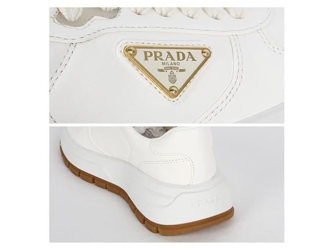 Prada Ledersneaker Weiß - Ansicht 14