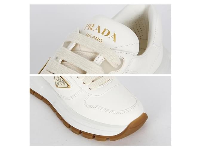 Prada Ledersneaker Weiß - Ansicht 5