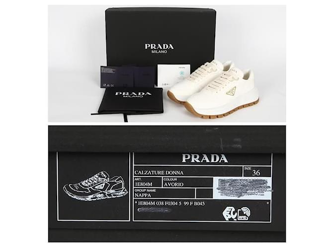 Prada Ledersneaker Weiß - Ansicht 7