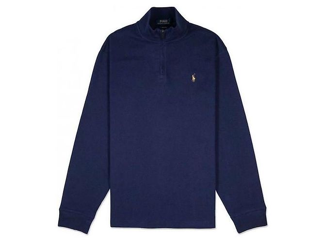 Ralph Lauren Estate Rib Halb-Zip Pullover mit Multi-Pony-Logo - Ansicht 4