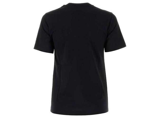 Burberry Baumwoll-T-Shirt mit besticktem Eichenblattwappen Schwarz - Ansicht 5
