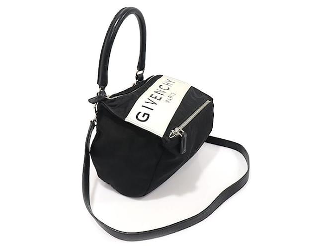 Givenchy Pandora Piccola in Nylon Nero - vista 2