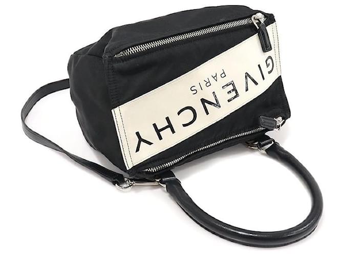 Givenchy Pandora Piccola in Nylon Nero - vista 3