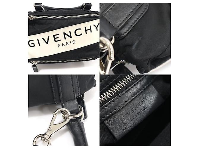Givenchy Pandora Piccola in Nylon Nero - vista 7