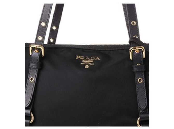 Prada Borsa a Spalla Pocono ZMY Nero - vista 10