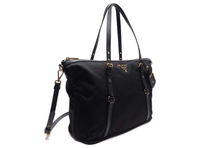 Prada Borsa a Spalla Pocono ZMY Nero - vista 8
