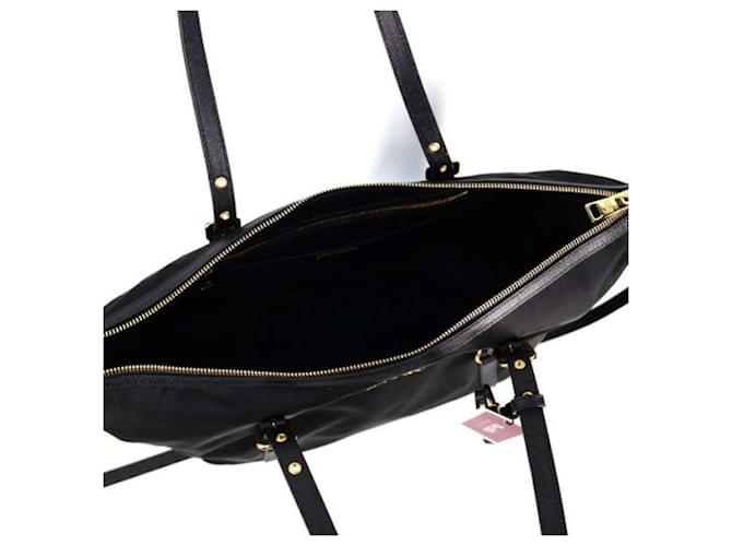 Prada Borsa a Spalla Pocono Shopper Nero - vista 5