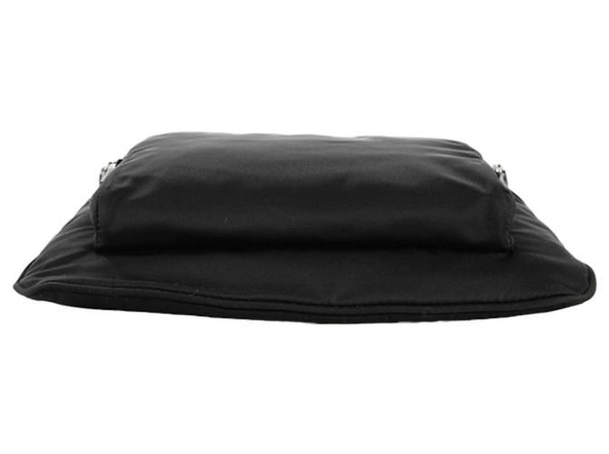 Prada Borsa a tracolla in tessuto di nylon nera Nero - vista 6