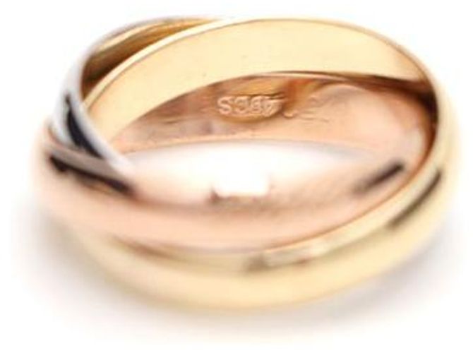 Cartier Trinity Klassischer Ring in Drei Farben Weiß - Ansicht 6