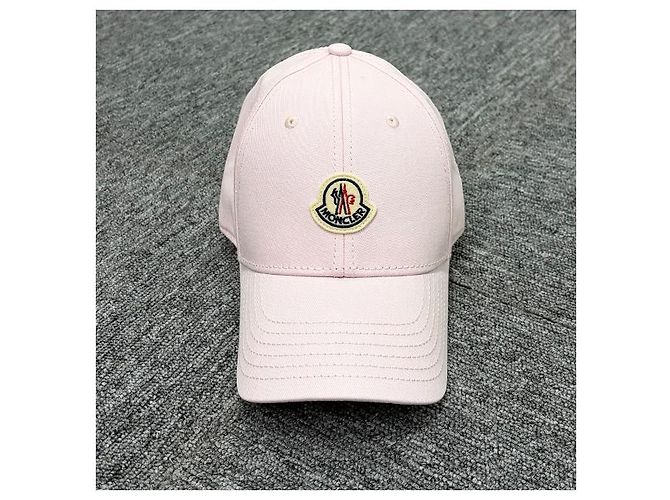 Moncler Cappellino da baseball in gabardine con patch logo Rosa chiaro - vista 10