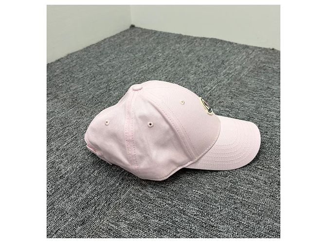 Moncler Cappellino da baseball in gabardine con patch logo Rosa chiaro - vista 11