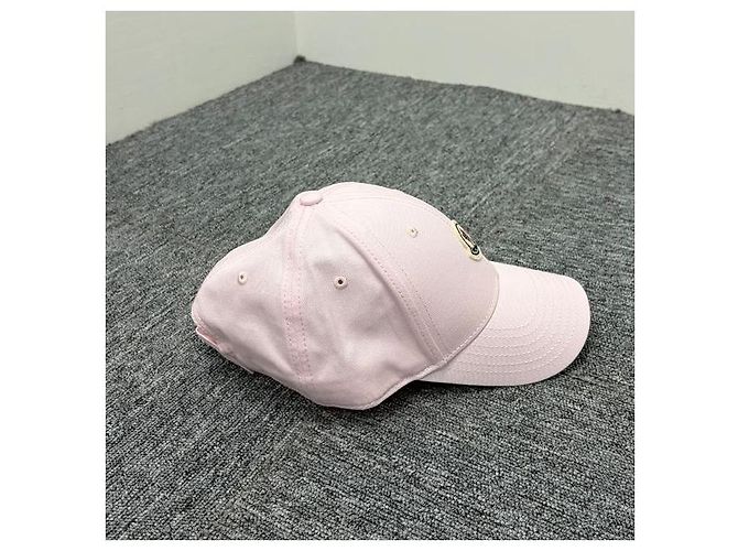 Moncler Cappellino da baseball in gabardine con patch logo Rosa chiaro - vista 3