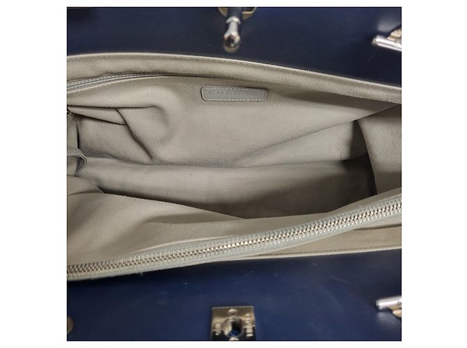 Chanel Borsa a spalla navy con catena in argento Portobello Blu - vista 10