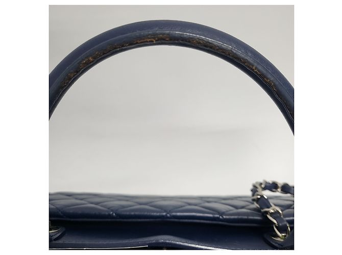 Chanel Borsa a spalla navy con catena in argento Portobello Blu - vista 6