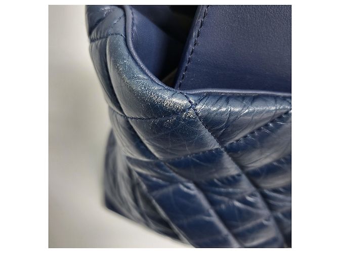 Chanel Borsa a spalla navy con catena in argento Portobello Blu - vista 8