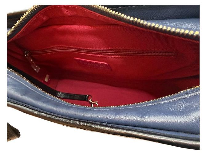 Chanel Borsa hobo media Gabrielle in blu navy - vista 8