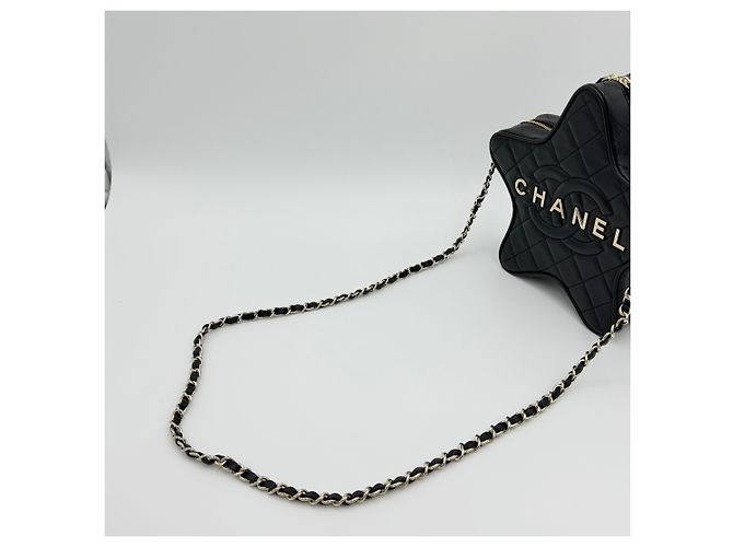 Chanel Borsa a tracolla Cruise Star Borsa a catena Tonalità oro Nero - vista 4