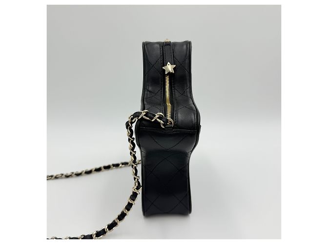 Chanel Borsa a tracolla Cruise Star Borsa a catena Tonalità oro Nero - vista 5