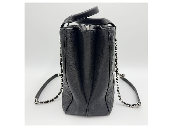 Chanel Caviar Coin Tote Schultertasche Schwarz - Ansicht 3