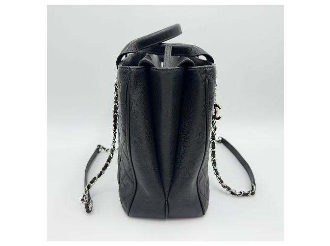 Chanel Caviar Coin Tote Schultertasche Schwarz - Ansicht 4