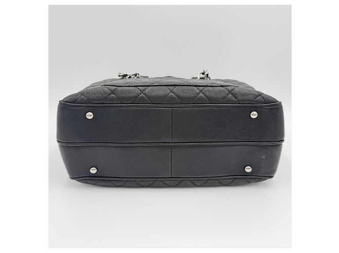 Chanel Caviar Coin Tote Schultertasche Schwarz - Ansicht 6