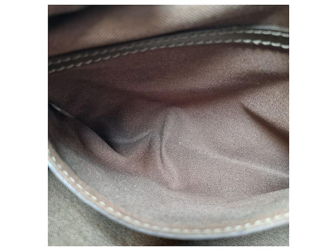 Louis Vuitton Borsa a Spalla Taiga Reporter PM Marrone - vista 17
