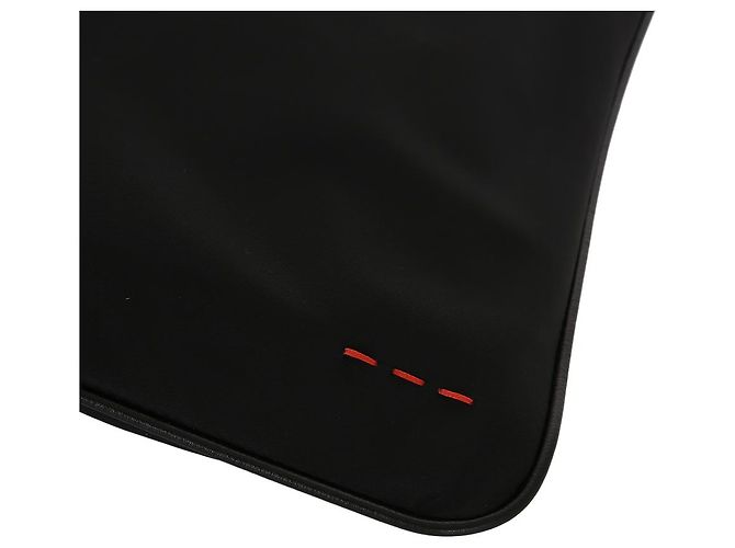 Kiton Bolsa transversal plana em nylon com detalhes em couro Preto - vista 8