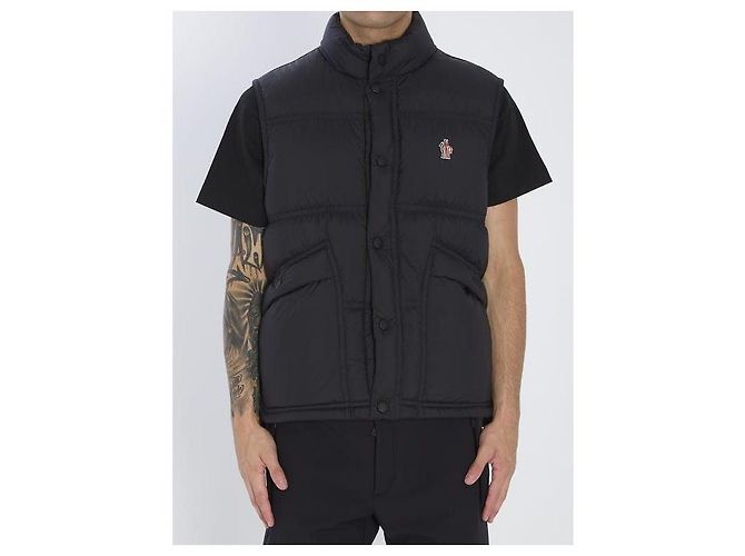 Moncler Aul Weste Grenoble Schwarz - Ansicht 4