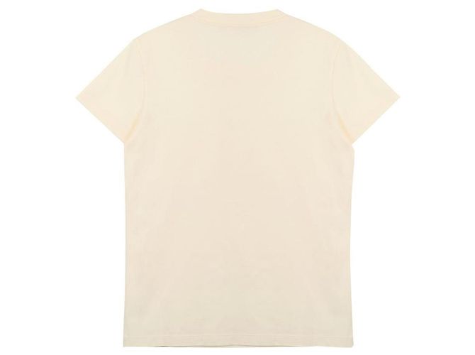 Moncler Baumwoll-T-Shirt mit gesticktem Logo Weiß - Ansicht 4