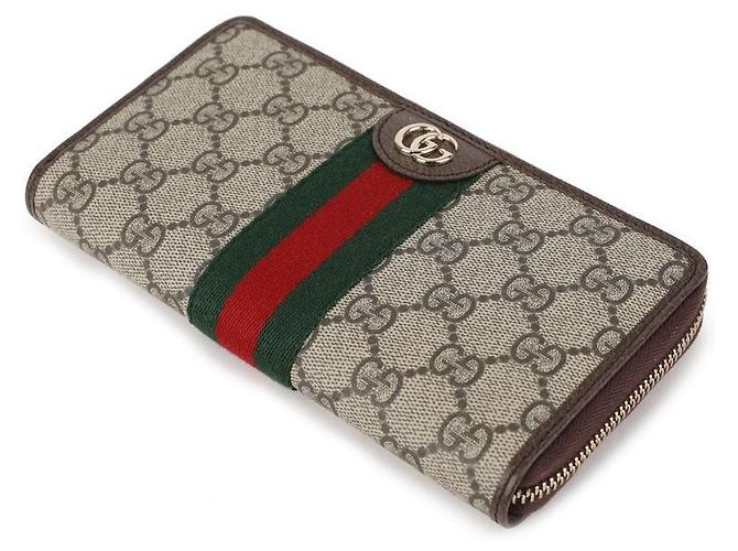 Gucci Ophidia Zip Lang Wallet Braun - Ansicht 6