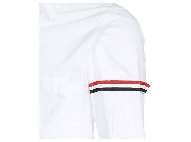 Thom Browne Camisa Clásica de Rayas Oxford con Banda de Grosgrain - vista 6