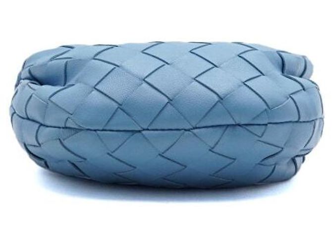 Bottega Veneta Borsa Tote Jodie Intrecciato Blu - vista 6