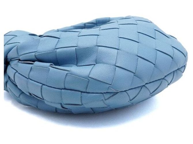 Bottega Veneta Borsa Tote Jodie Intrecciato Blu - vista 7