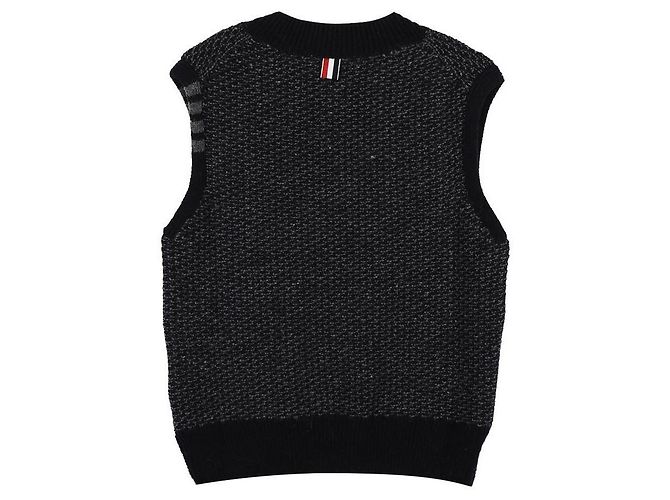 Thom Browne Gilet in tweed - vista 4