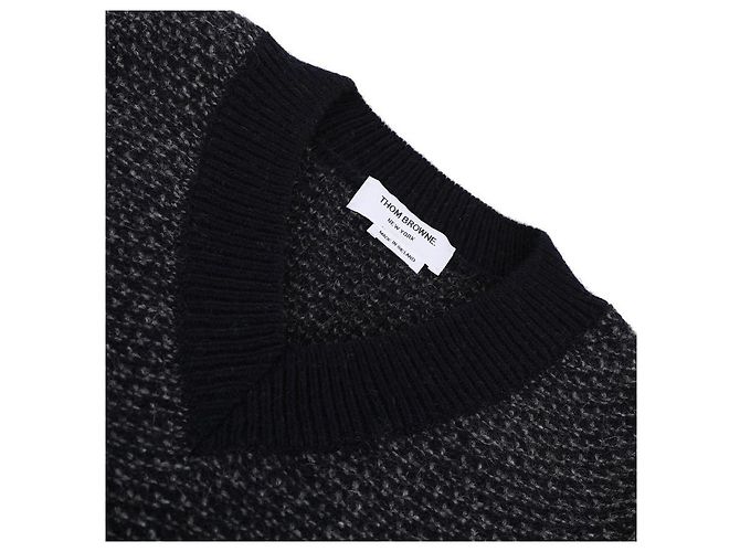 Thom Browne Gilet in tweed - vista 5