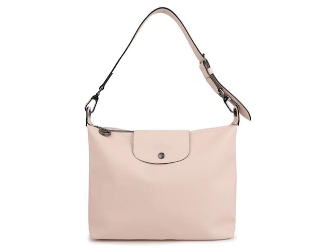 Longchamp Borsa Hobo Le Pliage Xtra Marrone - vista 3