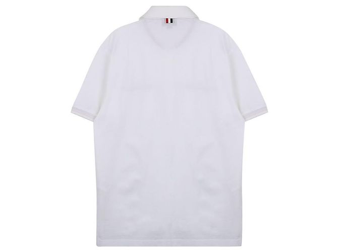 Thom Browne Polo mit kurzen Ärmeln und Tasche Weiß - Ansicht 5