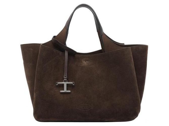 Tod's Mini sac cabas en daim - vue 3