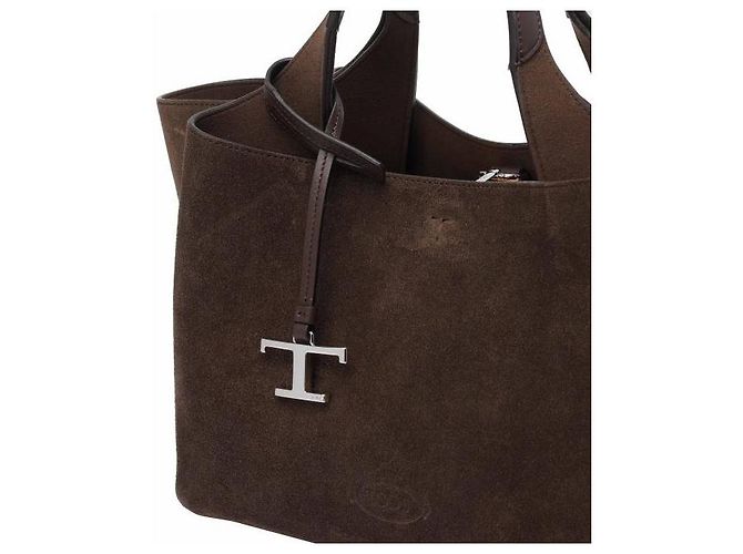 Tod's Mini sac cabas en daim - vue 6