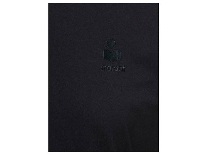 Isabel Marant T-Shirt mit Logo auf der Brust Schwarz - Ansicht 6