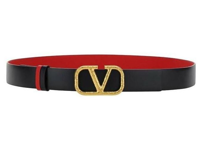 Valentino Cinturón Reversible Logo Signature - vista 6