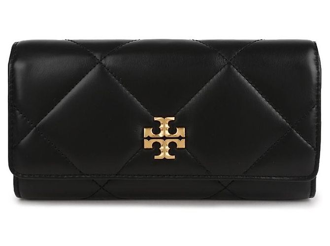 Tory Burch Cartera Larga Acolchada de Diamante Negro - vista 3