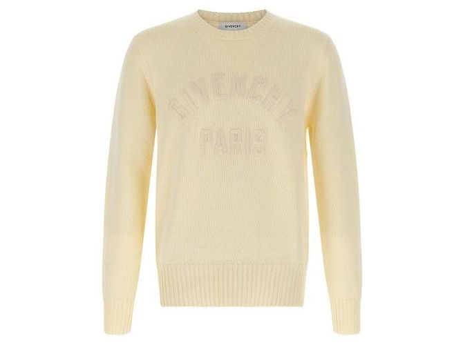 Givenchy Pull en coton détaillé Blanc - vue 4