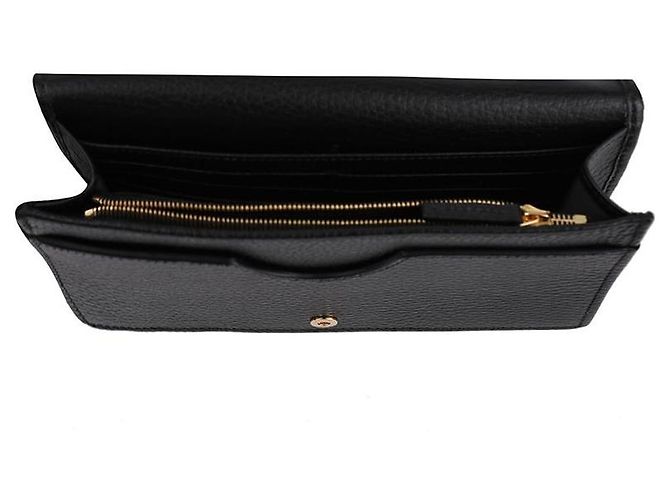Gucci Mini borsa in pelle con catena Nero - vista 7