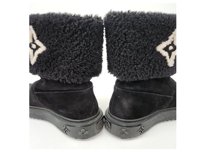 Botas de piel Louis Vuitton Negro - vista 3