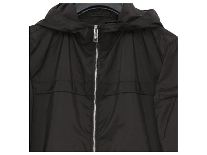 Prada Giacca a vento K-Way con cappuccio da uomo Nero - vista 10
