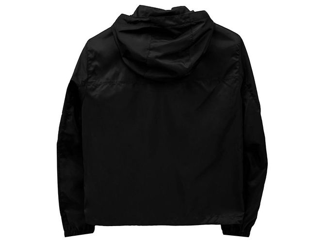 Prada Giacca a vento K-Way con cappuccio da uomo Nero - vista 3